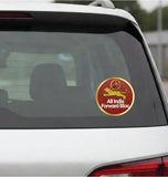 All India Forward Bloc I AIFB I Subhas Chandra Bose I Netaji Car Window Sticker Pack of 2 No's