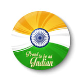 Proud to be an INDIAN I Indian Flag Fridge Magnet