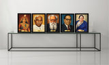 Velu Nachiyar Kamarajar Periyar Ambedkar Anjalai Ammal I Thalapathy CM Vijay I Ideology Leaders I Tamilaga Vettri Kazhagam I TVK I Wall Poster / Frames