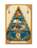 Mother Father Teacher God I Matha Pitha Pita Guru Deivam I Wall Poster / Frames