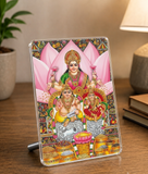 Lord Kubera Lakshmi I Kuber Ashtalakshmi Dhanprapti I Goddess of Wealth I  Table Top Acrylic Photo Frame