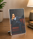 PEACOCKRIDE Dr Babasaheb Ambedkar I Life should be great I Table Top Acrylic Photo Frame