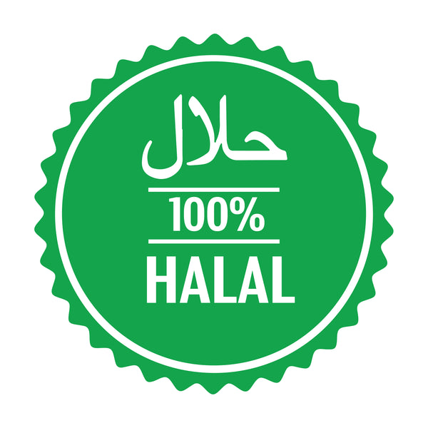 100% Halal I Hotel I Restaurants I Islamic I Muslim I Meat shop I Quote I Wall Sticker