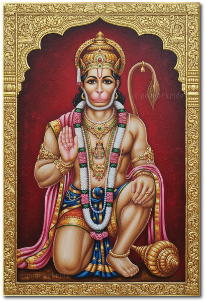Hanuman I Jai Bajrang Bali I Anjaneya I Jai Shree Ram I Ram Sita I Ayodhya I Wall Poster / Frames
