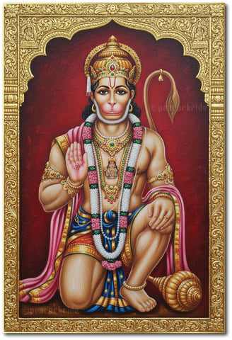 Hanuman I Jai Bajrang Bali I Anjaneya I Jai Shree Ram I Ram Sita I Ayodhya I Wall Poster / Frames
