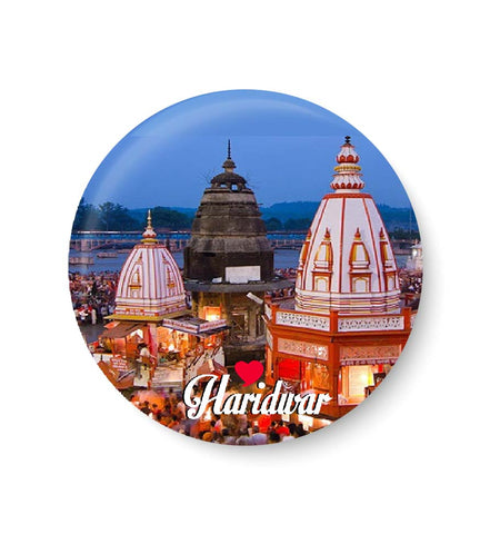 Love Haridwar Fridge Magnet