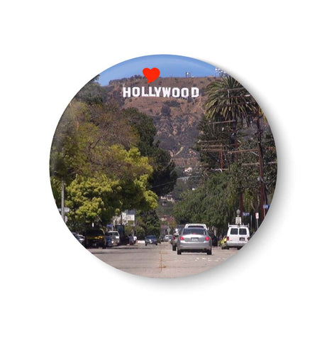 Love Hollywood I Love with United States Series I Fridge Magnet