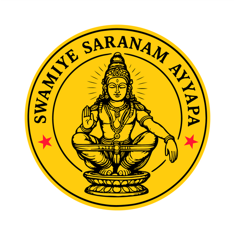 Lord Ayyappan I Iyyappan I Swamiye Saranam Ayyapa I Sabarimala I Bike Sticker