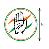 Congress I INC I Sonia Gandhi I Rahul Gandhi I Election Car Window Sticker  Pack of 2 No's