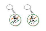 Congress I INC I Sonia Gandhi I Rahul Gandhi I Election  Key Chain Pack of 2 No's