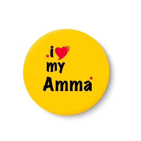 I Love My AMMA I Mothers Day Gift Fridge Magnet