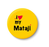I Love My MATAJI I Mothers Day Gift Fridge Magnet