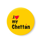 I Love My Chettan Fridge Magnet