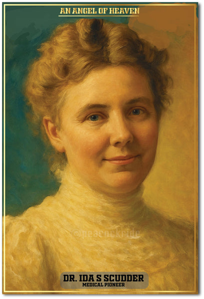 An Angel of Heaven I Dr Ida S Scudder I Ida Scudder I CMC Vellore I Wall Poster I Frames