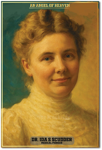 An Angel of Heaven I Dr Ida S Scudder I Ida Scudder I CMC Vellore I Wall Poster I Frames