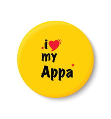 I love my APPA I Fathers Day Gift I My DAD I Fridge Magnet