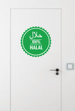 100% Halal I Hotel I Restaurants I Islamic I Muslim I Meat shop I Quote I Wall Sticker
