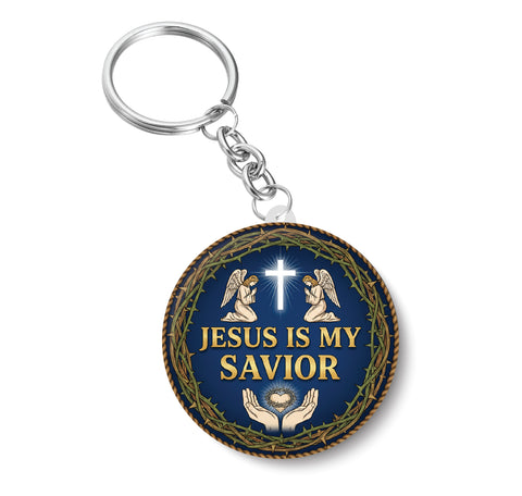 Jesus is My Savior I Jesus Christ I Spiritual I Key Chain
