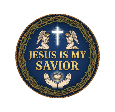 Jesus is My Savior I Jesus Christ I Spiritual I Bike Sticker