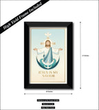 Jesus Christ I Jesus is My Savior I Spiritual I Wall Poster / Frames
