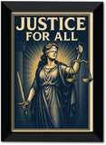 Angel of Justice I Justice for All I Lady Justice I Constitution of India I Lawyer I Advocate I Wall Poster / Frames
