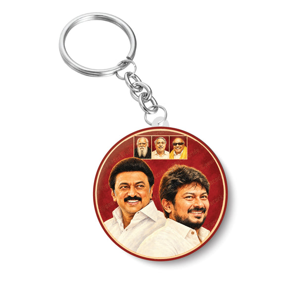 MK Stalin I Udhayanidhi I Periyar, Anna, Kalaignar I DMK Party I Dravida Munnetra Kazhagam I DMK I Key Chain