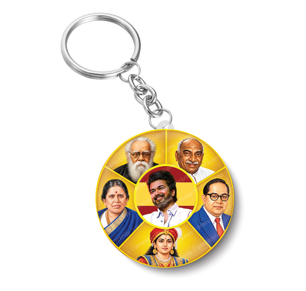 Thalapathy CM Vijay I Ideology Leaders I Tamilaga Vettri Kazhagam I TVK I Key Chain