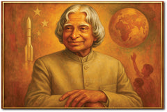 Abdul Kalam I Kalam I APJ Abdul Kalam I Missile Man of India I Wall Poster / Frames