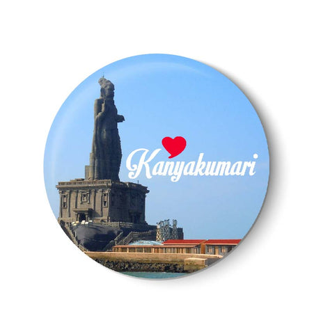 Love Kanyakumari Fridge Magnet