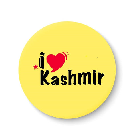 I Love Kashmir Fridge Magnet