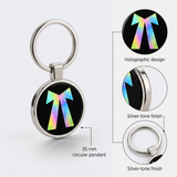 Adovcate I Justice for All I Lawyer I Double Side Metal Key Chain