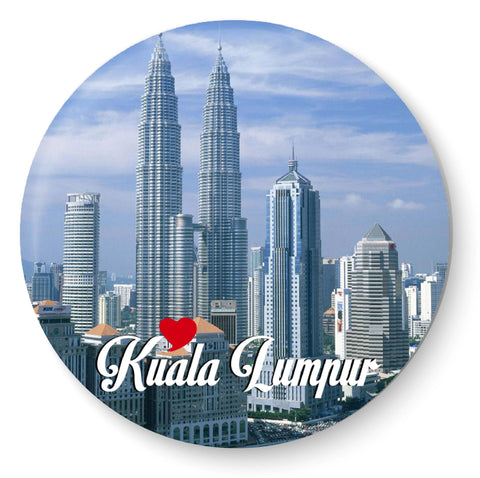 Love Kuala Lumpur I Malaysia Diaries I Fridge Magnet