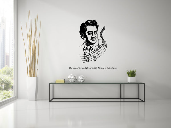 Kishore Kumar I King of Playback Singing I Music I Wall Decal