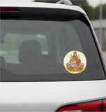 Lord Kubera Lakshmi I Kuber Ashtalakshmi Dhanprapti I Goddess of Wealth I Car Window Sticker