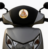 Lord Kubera Lakshmi I Kuber Ashtalakshmi Dhanprapti I Goddess of Wealth I Bike Sticker