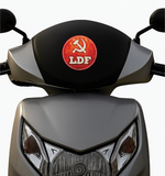 Left Democratic Front I LDF l Kerala Communist I CPM I Bike Sticker Pack of 2 No's