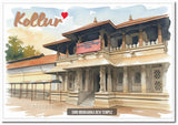 Love Kollur Sri Mookambika Devi Temple I Sri Mookambika Devi I Karnataka I Spiritual I Wall Poster