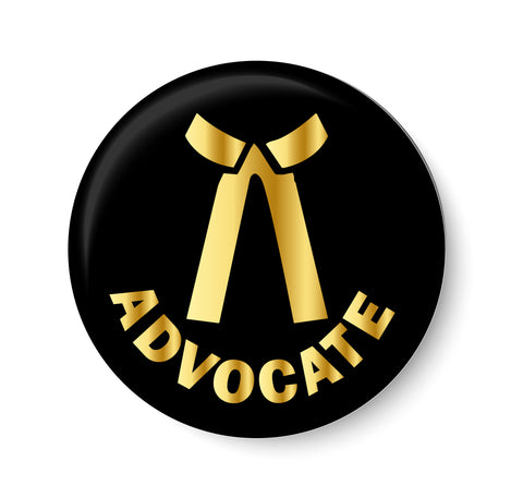 Advocate I Court I Lawyer I Pin Badge