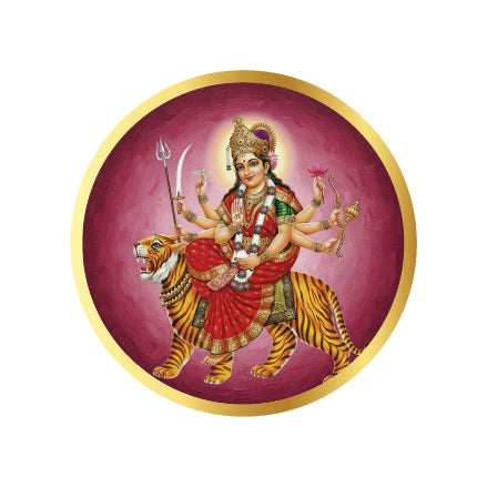 Maa Durga Vaishno Devi I Vaishno Devi I Spiritual I Bike Sticker