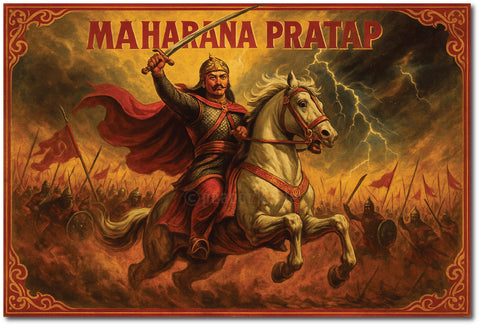Maharana Pratap I The Greatest King of Mewar Empire I Wall Poster / Frames
