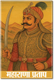 The Great King of Maharana Pratap I Mewar Empire I Rajput I Wall Poster / Frames
