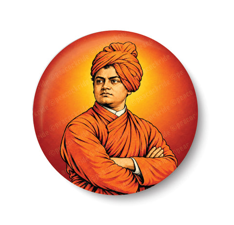 Swami Vivekanandar I Swami Vivekananda I Indian Monk and Philosopher I West Bengal I Spiritual I Fridge Magnet