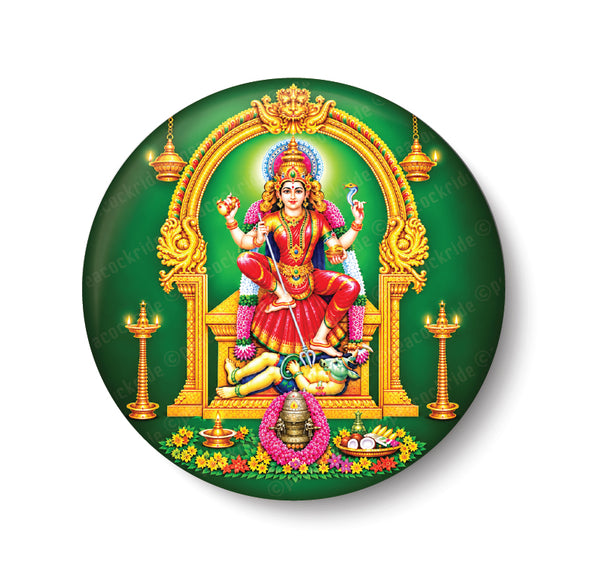 Mulanur Vanji Amman I Sri Vanchi Amman I Arulmigu Sri Vanchi Amman Temple I Tamil Nadu I Spiritual I Fridge Magnet