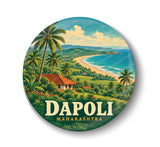 Love Dapoli I Camp Dapoli I Mini Mahabaleshwar I Maharashtra I Souvenir I Travel Memories I Fridge Magnet