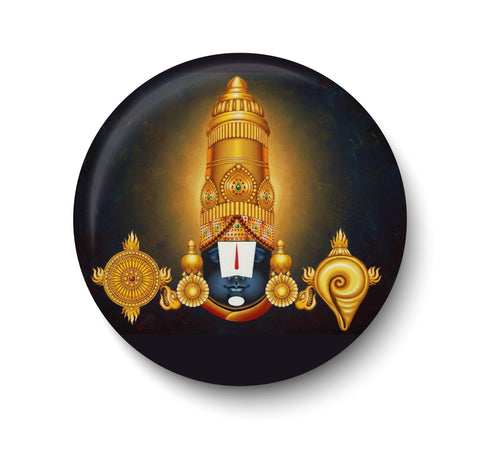 Venkateshwara I Tirumala Tirupati I Lord Balaji I Lord Srinivasa I Pin Badge