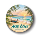 Love Aravi Beach I Aaravi Beach I Maharashtra I Souvenir I Travel Memories I Fridge Magnet