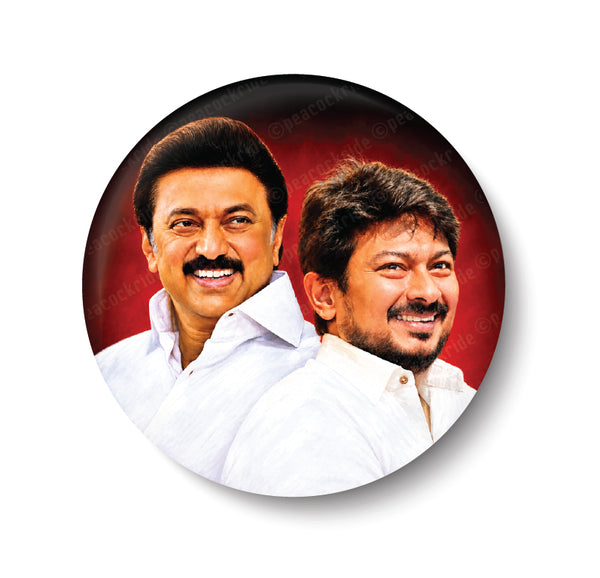 MK Stalin I Udhayanidhi I DMK Party I Dravida Munnetra Kazhagam I DMK I Fridge Magnet