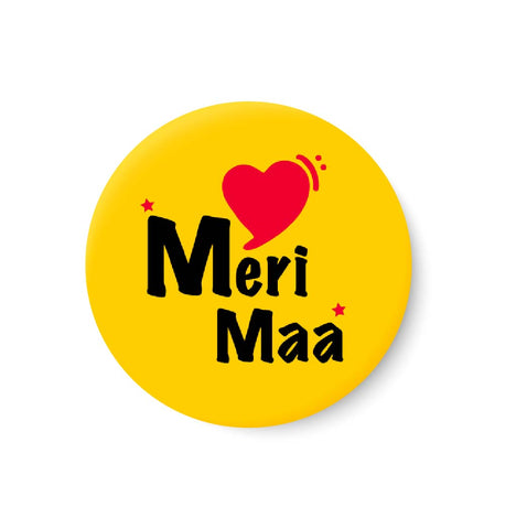 Love MERI MAA I Mothers Day Gift Fridge Magnet