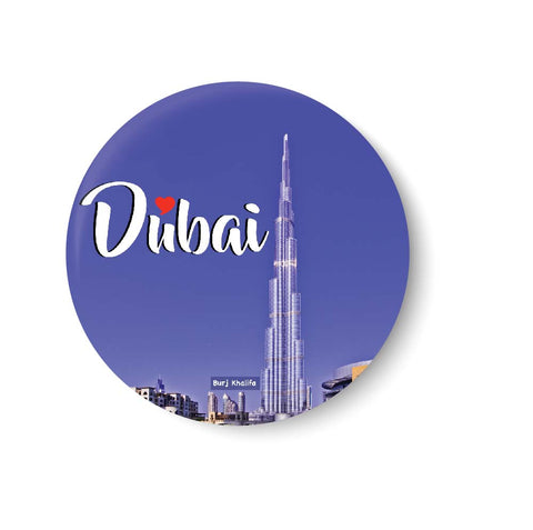 Love Dubai I Burj Khalifa I UAE I Middle East I Gulf I Souvenir l Travel I Fridge Magnet