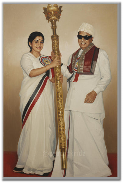 MGR Jayalalithaa I Amma I MG Ramachandran I MGR I AIADMK I ADMK I Wall Poster / Frames
